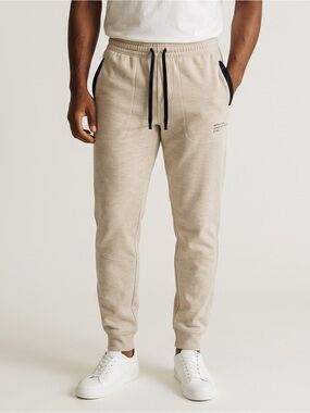 MUNICIPAL Sport Utility Gear Tech Joggers Mens Oatmeal Heather Gray Sweatpants